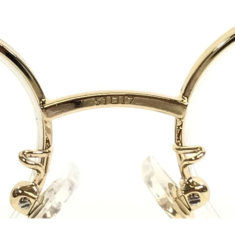 Jimmy Choo Eyeglasses Frames JC2014D 3025 Red Gold Round Asian Fit 51-17-140